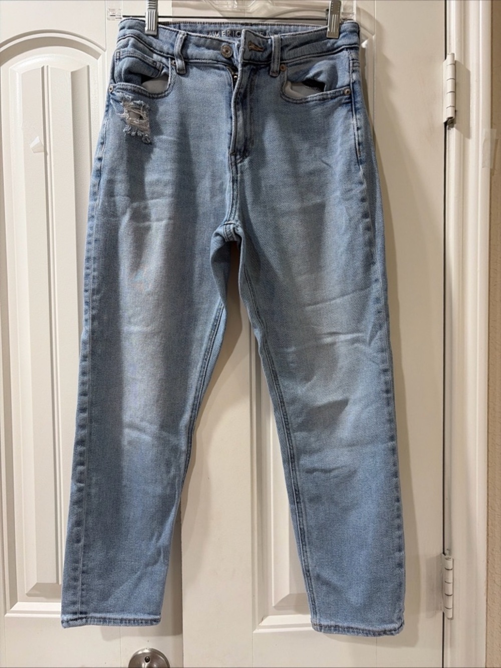 American Eagle Outfitters Light Blue Stretch Denim Jeans